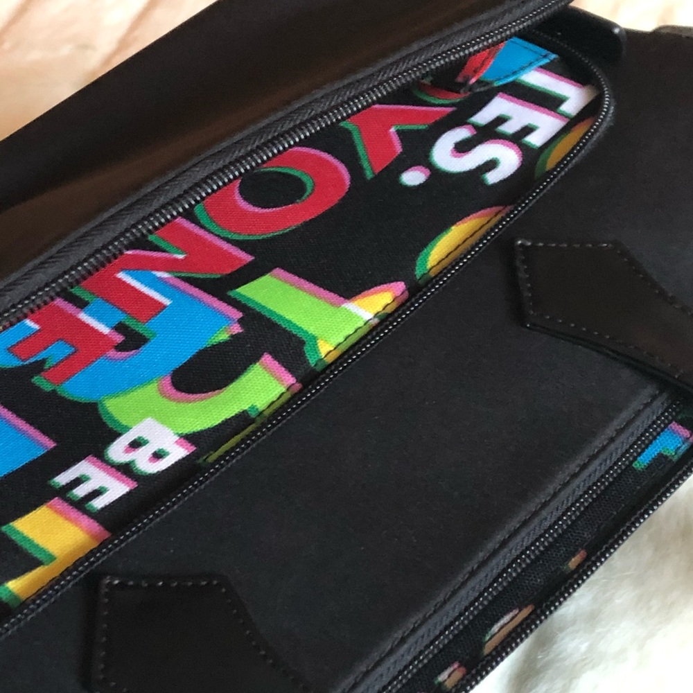 ANDY WARHOL POP ART BLACK SHOULDER BAG